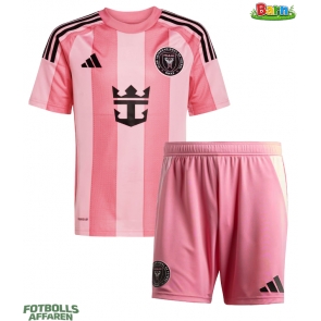 Inter Miami Hemmaställ Barn 2025-26 Kortärmad (+ Korta byxor)